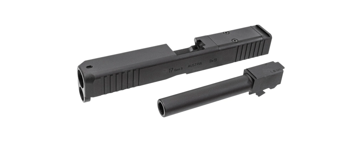 BFA Stalowy zamek z lufą zewnętrzną do GHK G17 Gen5 MOS